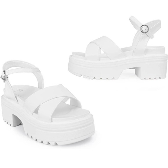 Platform Sandals retro 2000’s NWT - Picture 2 of 11